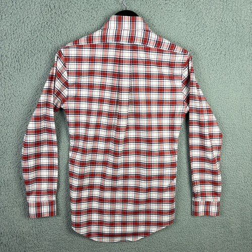 Brooks Brothers Shirt Men's Small Regent 1818 Plaid Supima Cotton Dress Preppy - Picture 2 of 16