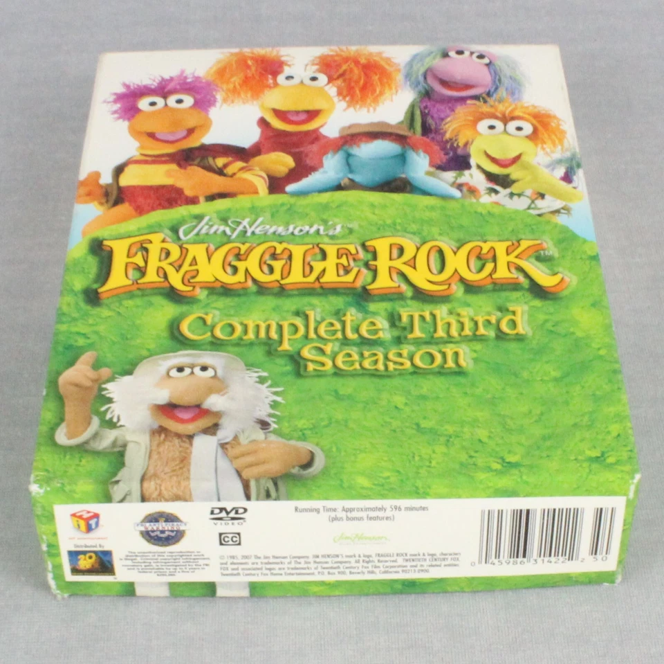 FRAGGLE ROCK Season 3 DVD 5 Disc Box Set Jim Henson Puppet Muppet 596 min 2007 - Image 3 of 4