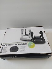 Rechargeable Handheld Wireless Microphone System UHF Dual Professional Cordless