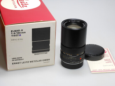Leica Elmar-R 180mm F/4 11922 f. Leica R / Leicaflex WIE NEU / LIKE NEW