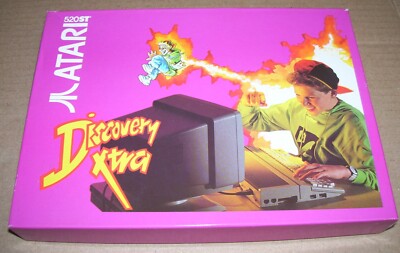 Neu Atari 520 1040 St Ste Computer Software Discovery Xtra Spiele & Manuals