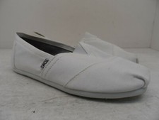 Toms Men's Classic Canvas Slip-On's 10008369 White 8M