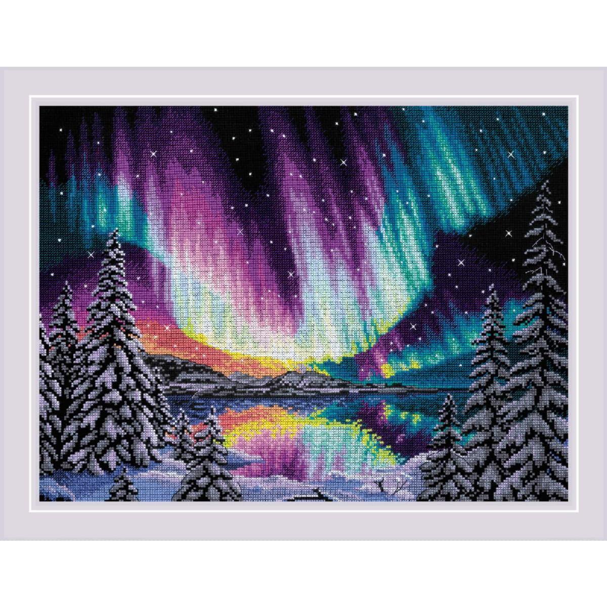 Riolis counted cross stitch kit ""Northern Fairytale"", 40x30cm, DIY