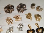 Lovely Vintage Lot (10) CLIP-ON EARRINGS Star~Sarah Coventry~Japan — photo 4