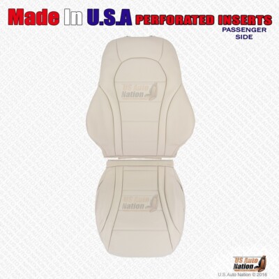2015 - 2021 Mercedes Benz C300 Passenger Bottom-Top Perforated Leather Cover Tan