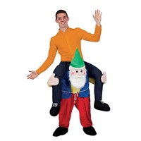 Carry Me Character Gnome Piggy Back Mascot Adults Funny Fancy Dress Costume Carry Me Character Gnome Piggy Back Mascot Adults Funny Fancy Dress Costume