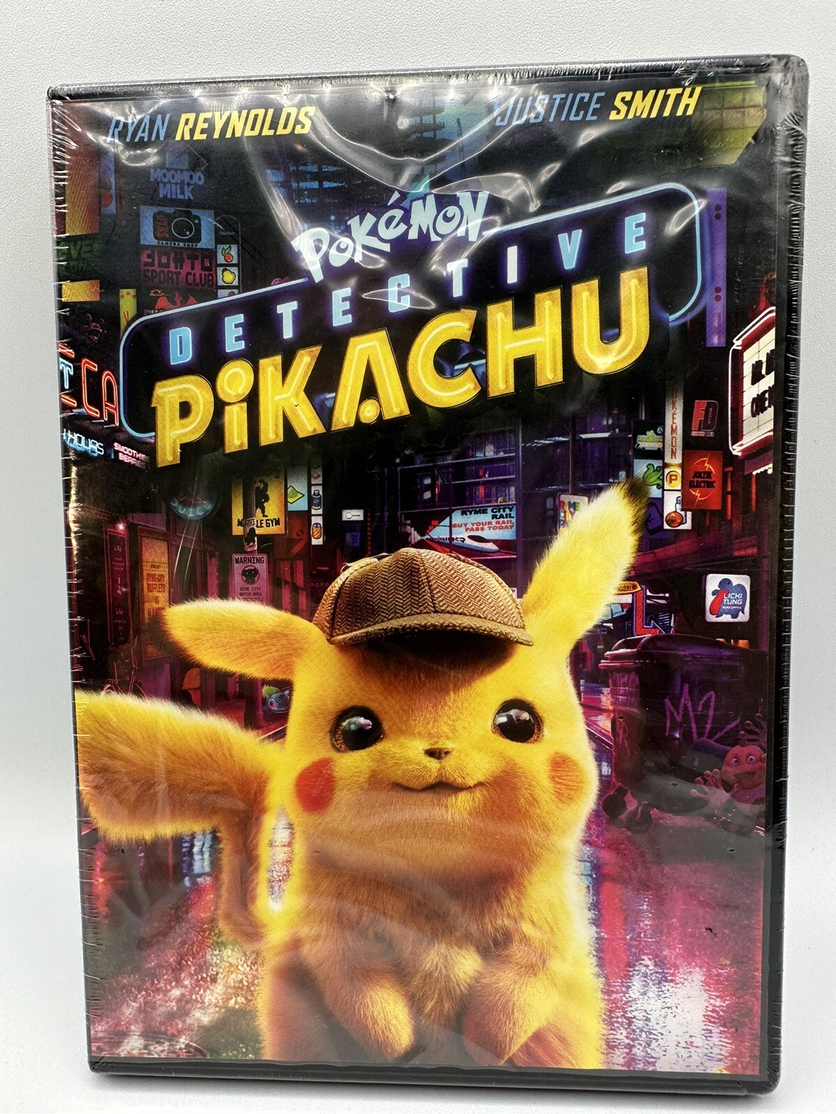 Pokémon Detective PIKACHU DVD (Brand New)