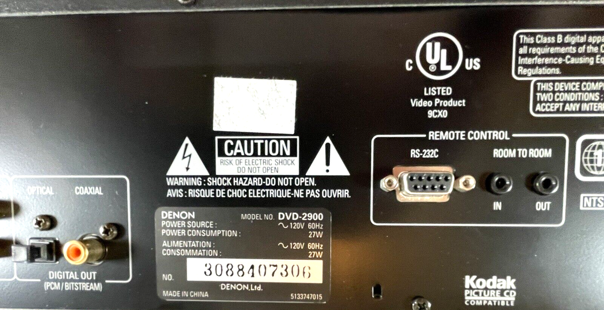 Denon DVD-2900 DVD Player for sale online | eBay