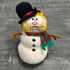 Vintage Snowman Garfield Dakin 1981 Plush original tag