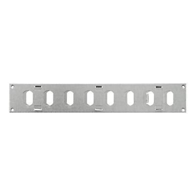 Lüftungsgitter aus verzinktem Stahl 300 mm x 50 mm mit Rolladen Flachkanalabdeckung