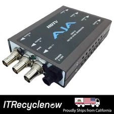 AJA Gen10 SD/HD/AES Video Tri-Level Sync Generator Apple Mac HDTV  NO PSU