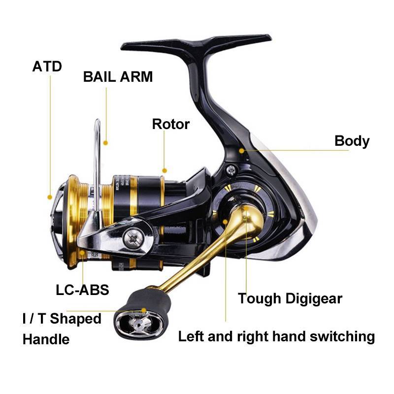 Daiwa 23 Crossfire LT Spinning Fishing Reel 3/1BB 12KG Max Drag
