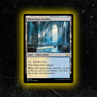 Meticulous Archive - Custom Magic: The Gathering Card - High-Quality