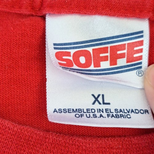 United States Marine Corps Soffe Mens T Shirt Size XL Red Bulldog Double Sided - Picture 6 of 21