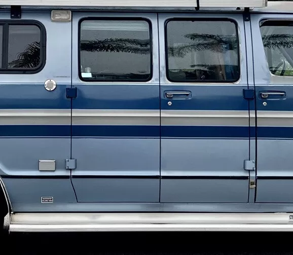 1994 Dodge Ram Van Side Rear Vent Window Pop Out Glass Green Tint