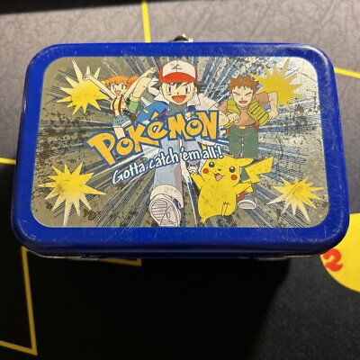 collectr pokemon cards 1998 Vintage “Gotta Catch 'Em All!” Collector Pokémon Card Tin -Used-