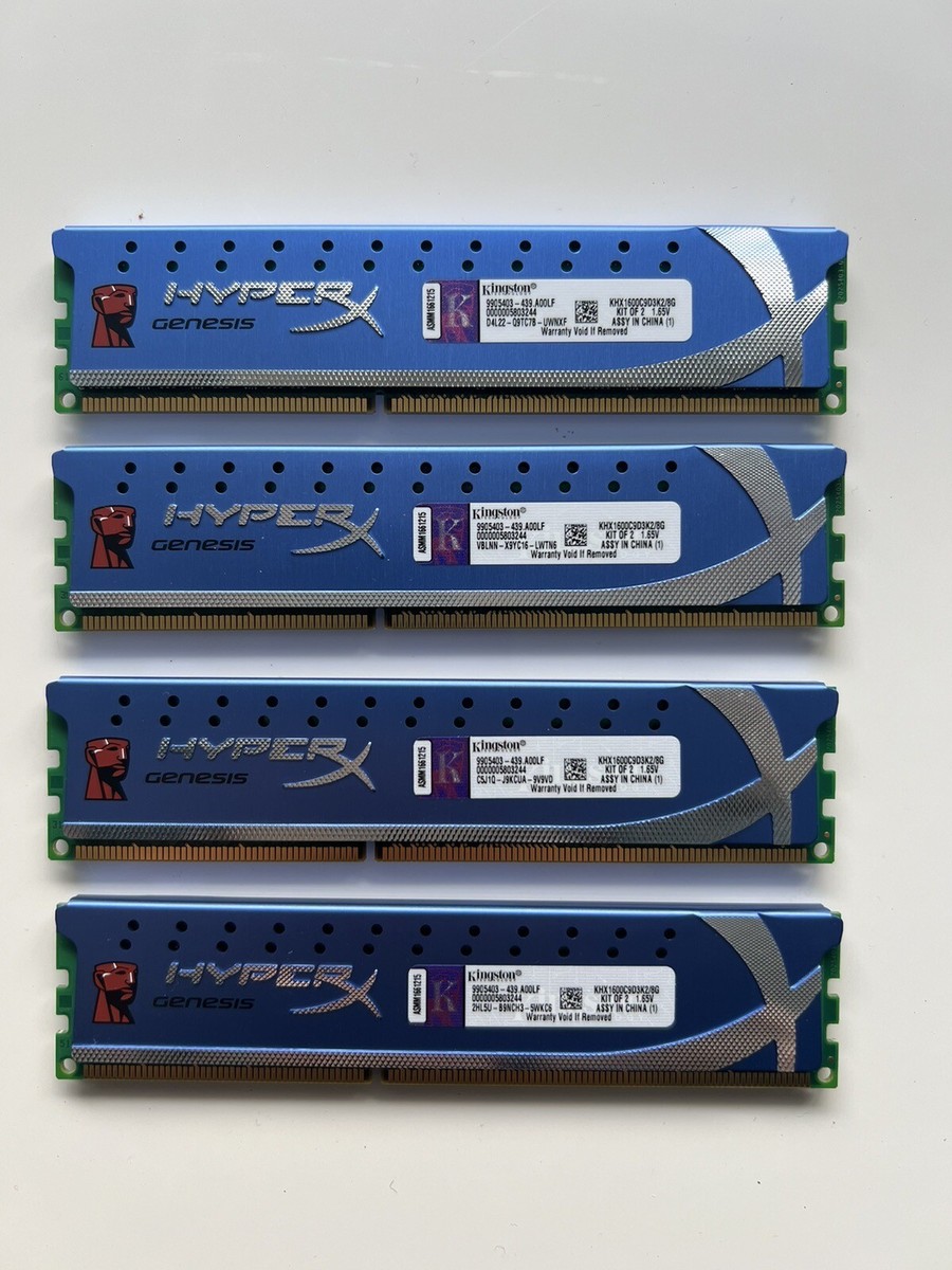 Hyperx Genesis Hyperx 1600mhz Ddr3 Hyperx Genesis Ddr3 Ram