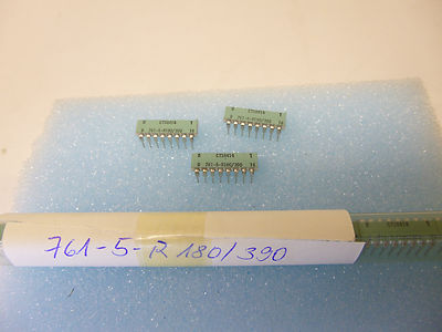 3 Stück/3 pieces  Resistor Array Network 14 x 180? / 390? Widerst.Netzwerk NEW *