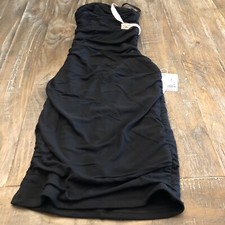 Oh Polly Black Strap Dress Size UK 6 4698 US 2