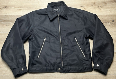 KENNETH COLE  Outerwear Black Lightweight Jacket Windbreaker Zip UP Men's Size M