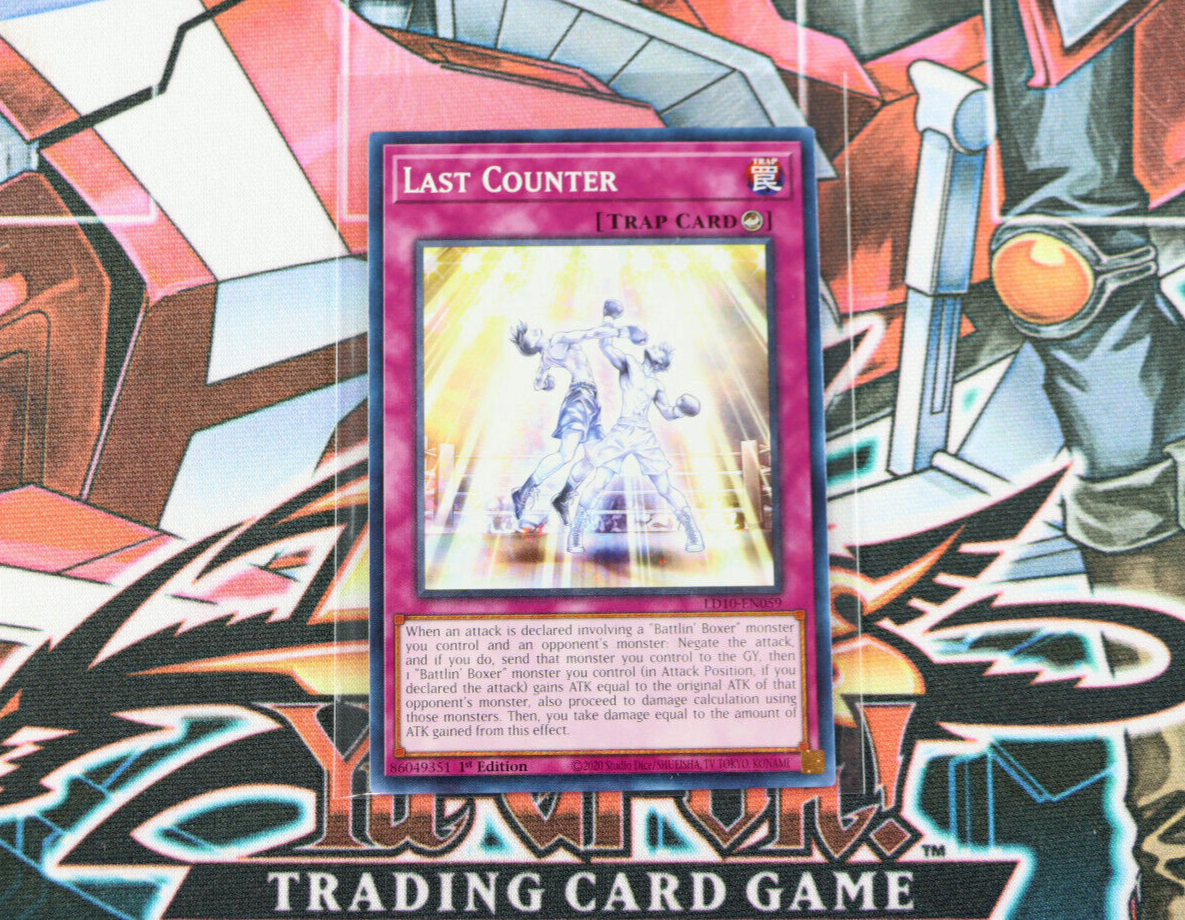 YuGiOh Trap Card Last Counter LD10-EN059 1st Edition Common