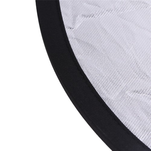 2 in 1 55-60cm Light Mulit Collapsible Disc Photography Reflector Silver/White - Picture 6 of 8