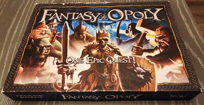 Late for the Sky Boardgame Fantasy-Opoly Box Fair 100% complete