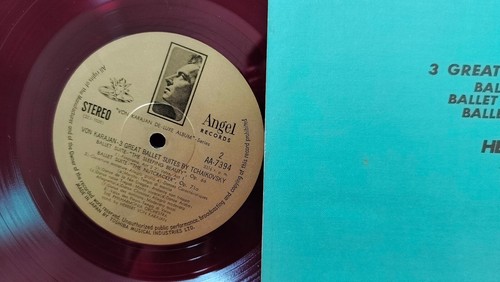 Karajan – Tchaikovsky: The 3 Great Ballet Suites - Japan Wine-Red Vinyl 赤盤 - Picture 5 of 8