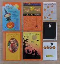 Lot of 20 Halloween Holiday Cards, All American Greetings Their Companies