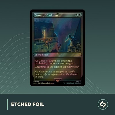 MTG | Cover of Darkness | ASSASSIN'S CREED | NM | EN | ETCHED FOIL