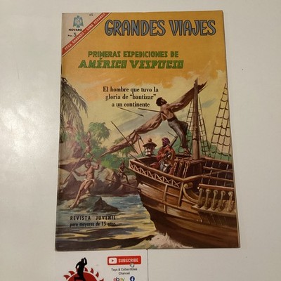 1966 SPANISH COMICS GRANDES VIAJES #46 AMERICO VESPUCIO NOVARO MEXICO