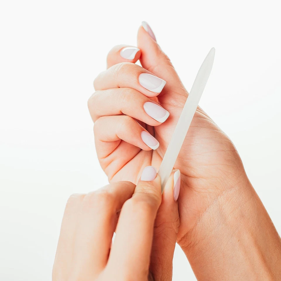 Lima de uñas de vidrio Perfect Formula (juego de 2) - Limas de uñas de cristal con estuche - H... Foto 2 de 4