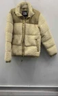 The North Face Unisex High Pile Nuptse Jacket Tan Beige Down Puffer Mens M L
