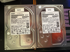 * LOT OF 2 * HGST 6TB SAS DISK 0f22801 100% Working Tested 90 days used