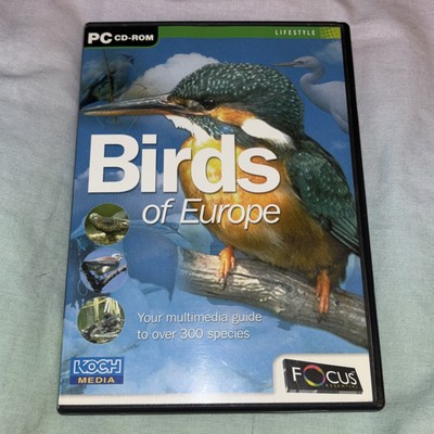 Birds of Europe Windows 98 Top-Qualität Kostenloser UK Versand