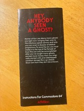Commodore 64 manual - Ghostbusters