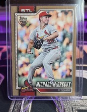 2026 Topps Series 1 - Michael McGreevy /2026 Gold Parallel Cardinals 
