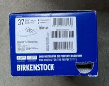 Birkenstock Boston Shearling Leather Suede Mink Color Narrow