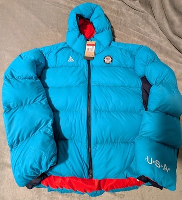 2026 Olympic Team USA -  Nike ACG Lunar Lake Turquoise Jacket - Size Large