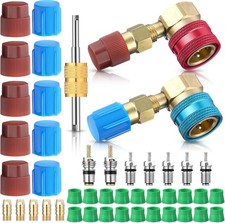 R1234Yf Adapter R1234Yf to R134A Quick Coupler High Low Side Ac Fitting Adapter