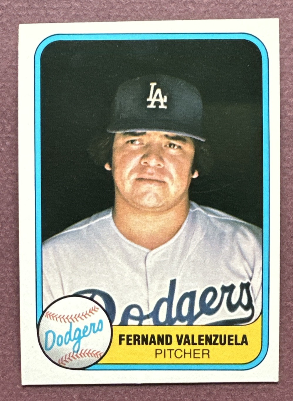 1981 Fleer - Fernando Valenzuela #140 (RC) NM-MT