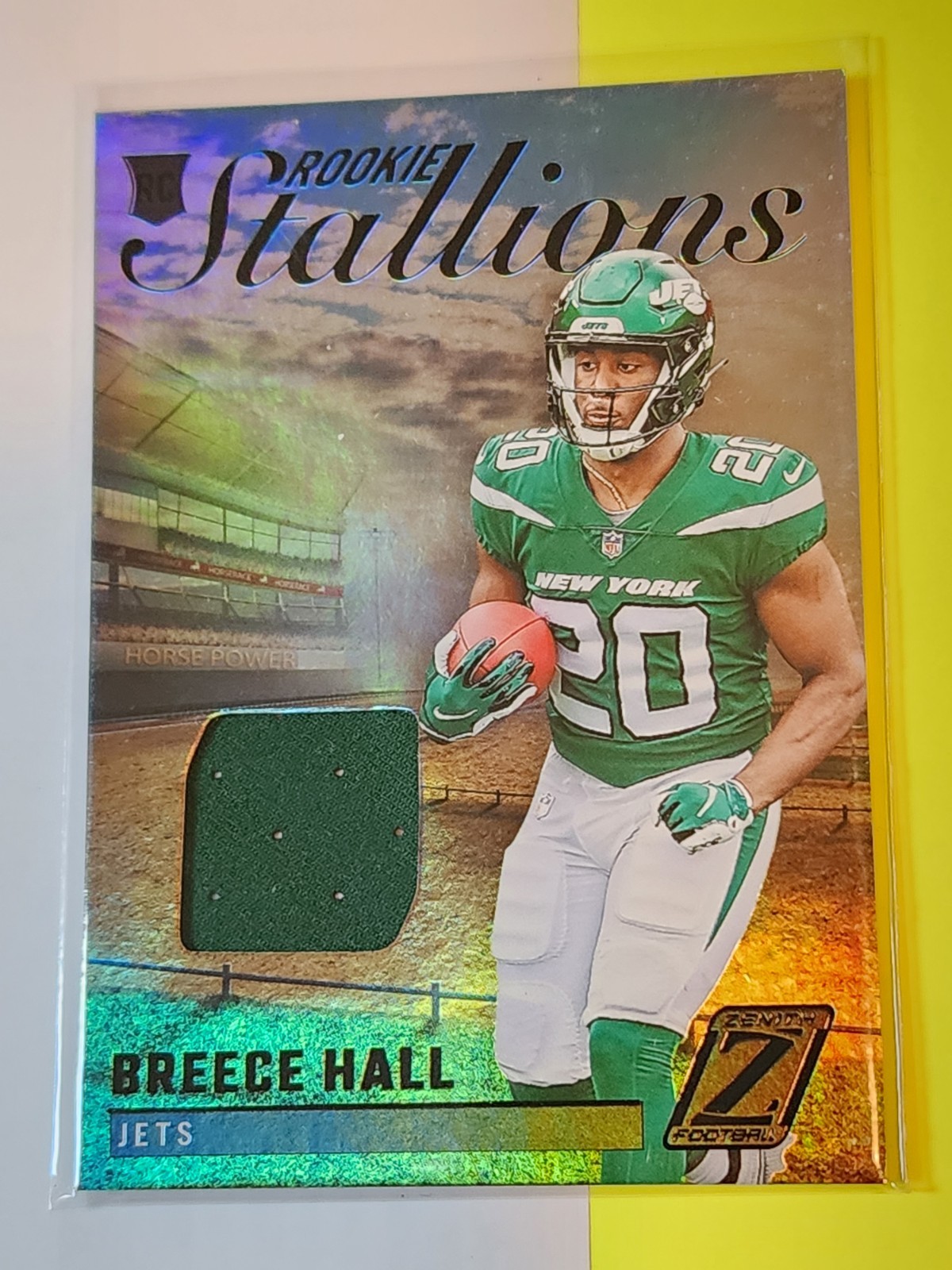 Breece Hall Panini Zenith Rookie Stallions Memorabilia #RSBH Base