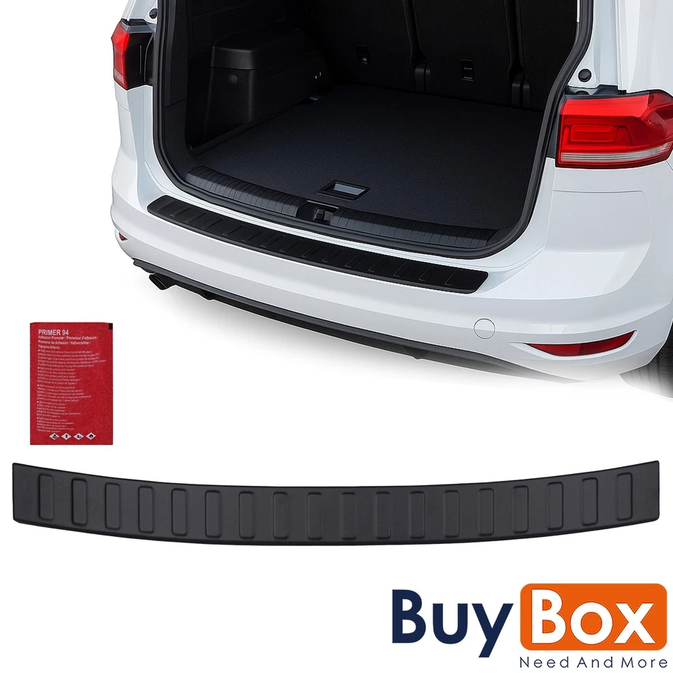 Protector de borde de carga protección de parachoques negro mate ABS para VW Touran (desde 2015) - Imagen 2 de 4