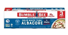Bumble Bee Solid White Albacore Tuna in Water, 3 oz Can (Pack of 3)
