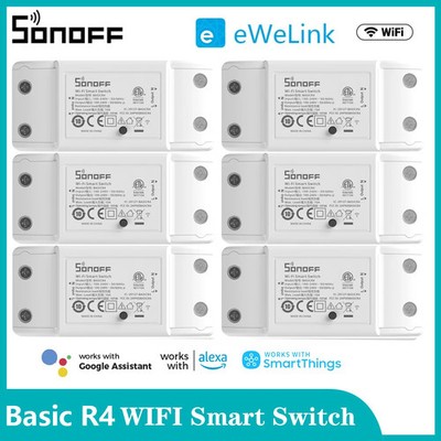 Basic R4 Wifi DIY Smart Switch Module Remote Control Smart Home Automation Via E