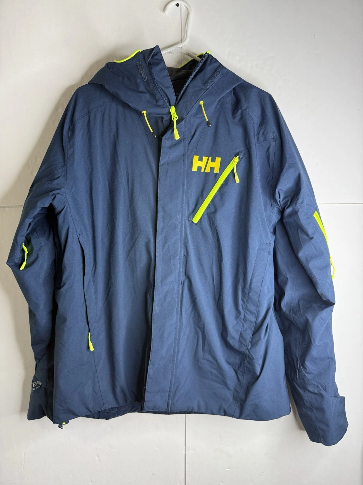 Helly Hansen Recco Jacket Mens Large H2Flow Tech Performance Primaloft Ski Snow