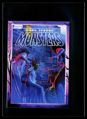 2026 Mark Spears Monsters Halloween #101 MINI #'d /199 Bride of Frankenstein