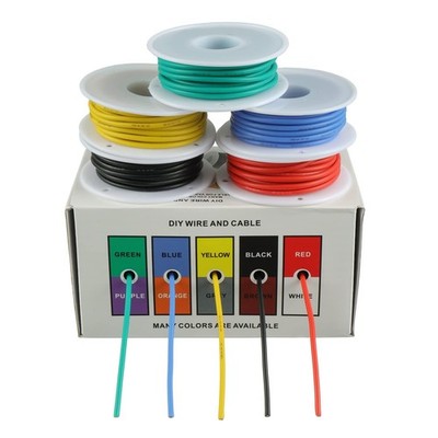 18 AWG Flexible Silicone Wire Electric Wire Hook up Wire Kit 300V Cables with