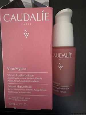 Caudalie VinoHydra Hyaluronic Acid Serum, Hydrating, Soothing,  Open Box