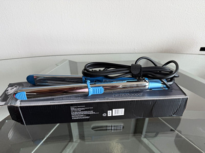 BaBylissPRO Nano Titanium OPTIMA3000 Ionic Flat Iron 32mm 465°F Blue/Silver